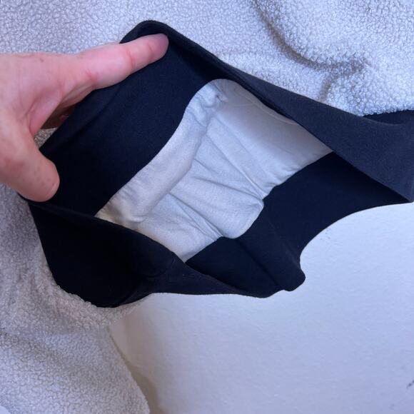 Fabletics Sherpa Beige Half Zip Pull Over XS - Picture 13 of 14